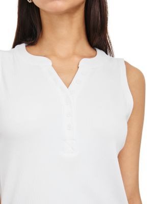 Mayla Sleeveless Henley Top