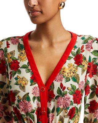 Leah Silk Belted Dress