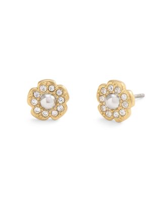 COACH - Signature Mini Tea Rose Stud Earrings