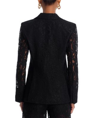 Chamberlain Lace Blazer, Aislin Lace Bralette Top & Livvy Lace Straight Leg Trousers