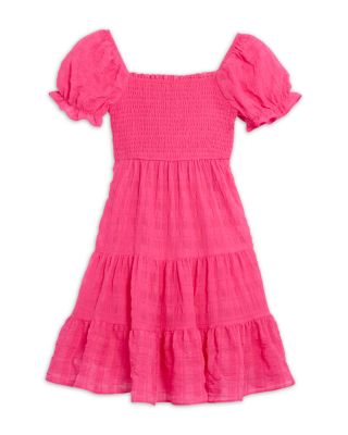 Charmed Hearts - Girls' Emma Smocked Tiered Dress - Big Kid