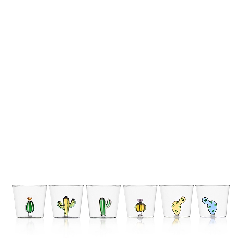 Ichendorf Desert Plants Assorted Glasses, Set Of 6