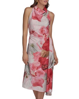 Asymmetric Midi Dress