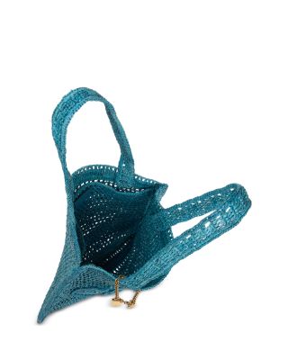 Summer Banana Raffia Tote