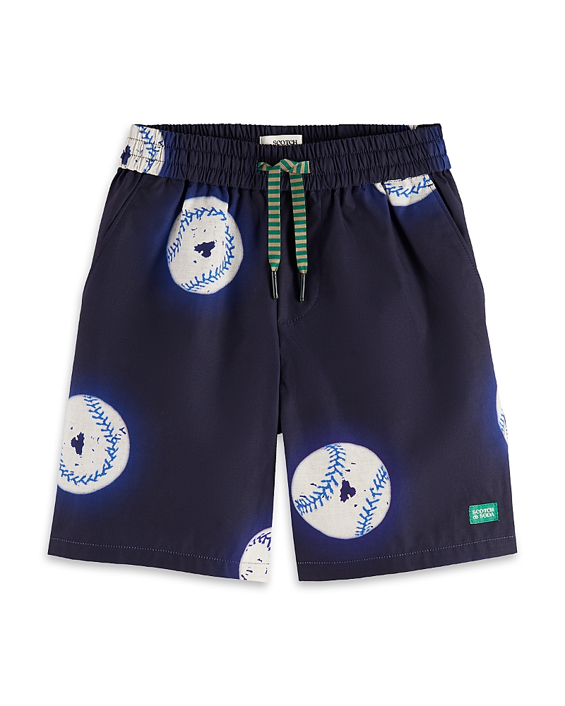 SCOTCH & SODA BOYS' MID LENGTH PRINTED SWIM SHORTS - LITTLE KID, BIG KID