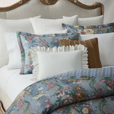 Adalia Floral Cotton Duvet Cover, King
