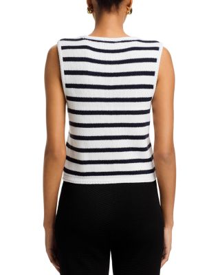 Striped Sweater Vest - Exclusive