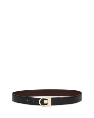 Reversible Belt in Smooth Leather