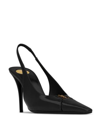 モダン♪◇バビロン ブルトイユ Pumps◇Saint Laurent SAINT LAURENT Women's Babylone Breteuil Slingback Pumps