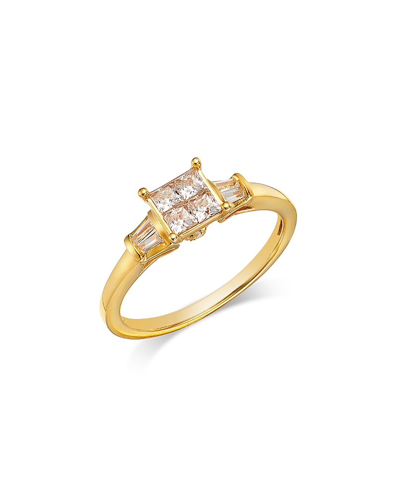 Bloomingdale's Fine Collection Diamond Engagement Ring In 14k Yellow Gold, 0.50 Ct. T. W.