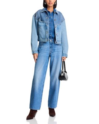 Shrunken 90s Trucker Western Denim Jacket
