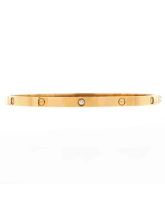 Pre-Owned Cartier - Small Love 6 Diamond Bracelet 18K Gold and Diamonds
