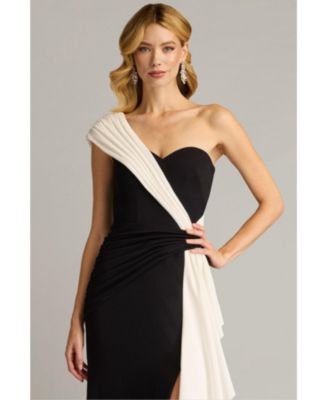 Lune Waterfall Sash Gown