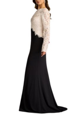 Lafayette Embroidered Bodice Gown