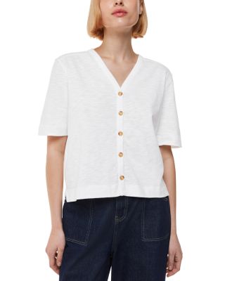 Ella V Neck Button Down Shirt