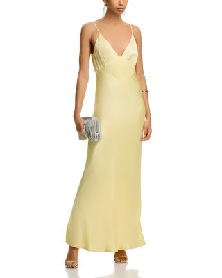 Capri Yellow Slip Dress