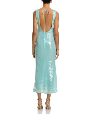 Isha Sequined Midi Dress