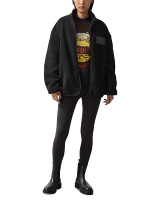 x McLaren Snoop Oversized Fit Embroidered Fleece Jacket 