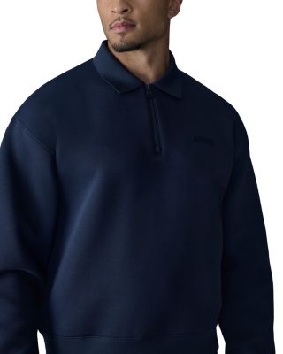 Felix Half Zip Double Face Jersey Sweater