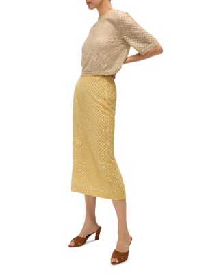 Allora Embellished Midi Skirt