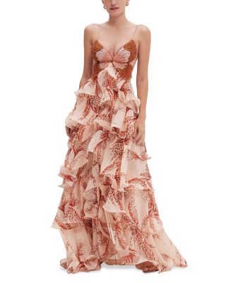 Sunset Butterfly Maxi Dress
