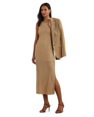 Ralph Lauren - Pointelle Knit Sleeveless Sweater Dress