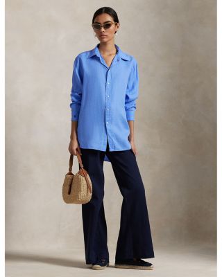 Oversize Fit Linen Shirt