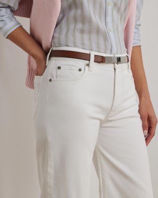 High Rise Wide Leg Cropped Jeans
