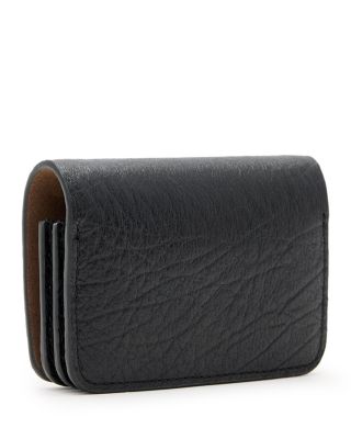 Honore Grained Card Holder Crossbody