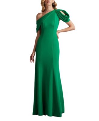Copley Shoulder Drape Gown