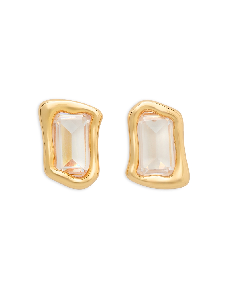 Kate Spade New York Molten Glass Statement Stud Earrings In Gold