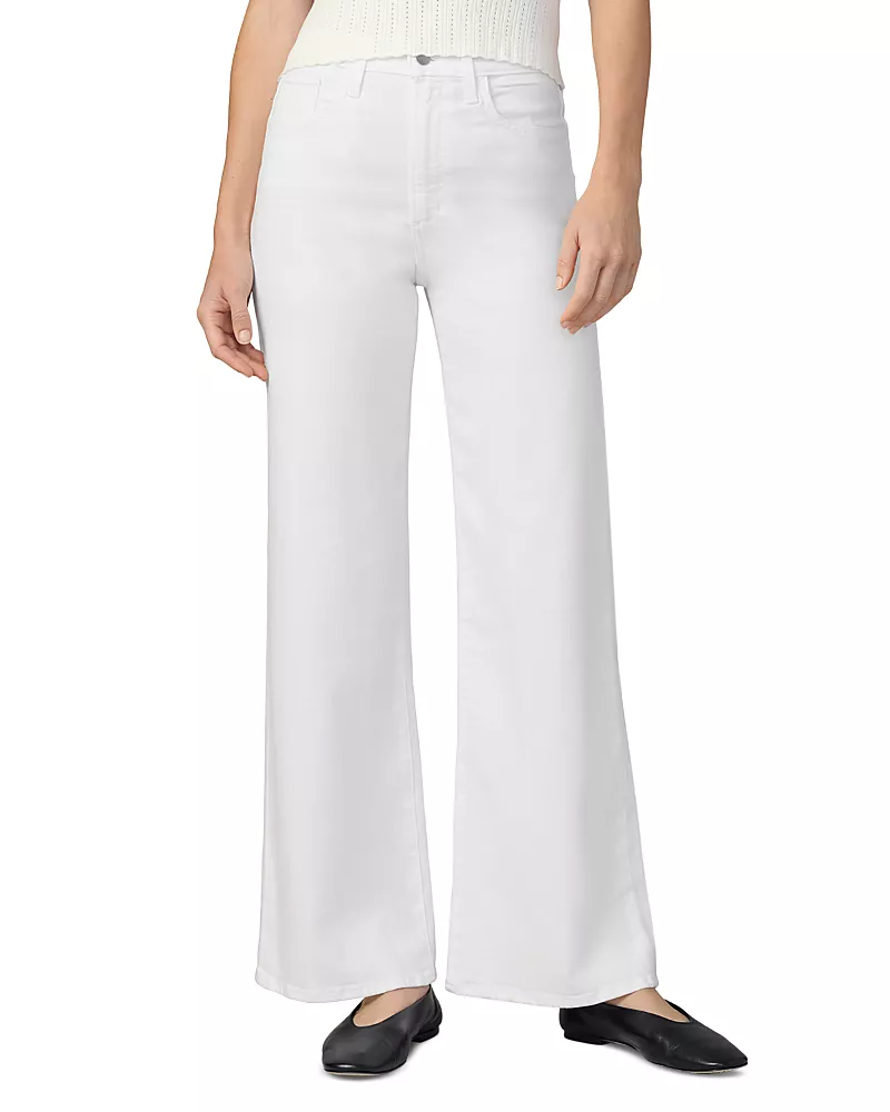 Joe's Jeans The Mia High Rise Wide Leg Petite Jeans in White