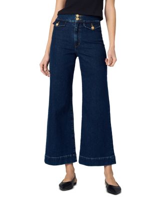 Joe's Jeans - The Elia High Rise Wide Leg Ankle Jeans in Magnetic