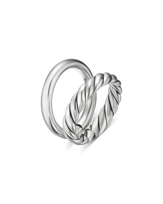 DY Mercer Two Row Ring in Sterling Silver, 8mm