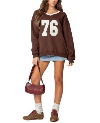 76 Oversized V Neck Sweater