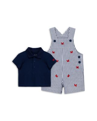 Boys' Crab Polo Shirt & Shortall Set - Baby