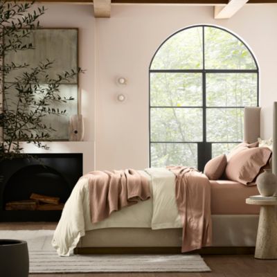 Signature Organic Cotton Hemmed Duvet Set, King/California King