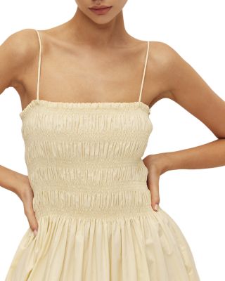 Elodie Vivian Poplin Smocked Dress