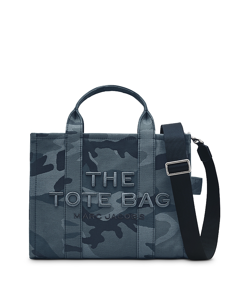 Marc Jacobs The Medium Tote Bag Camouflage In Blue In Multi