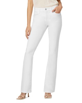 Joe's Jeans - The Provocateur Petite Mid Rise Bootcut Jeans in White