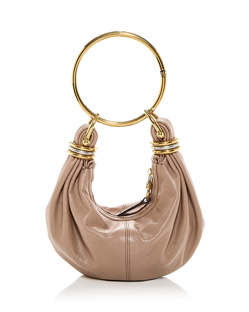 Chloe Bracelet Mini Leather Hobo Bag · OS