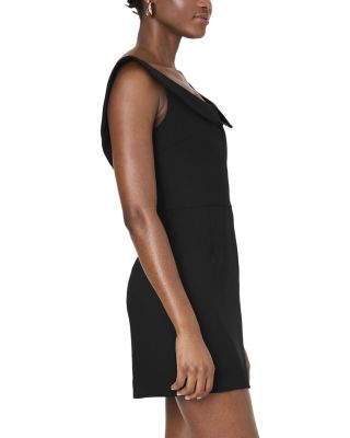 The Whisper Collar Mini Dress