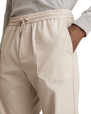 Relaxed Drawstring Technical Cuffed Trousers