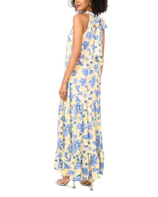 Tie Back Halter Maxi Dress
