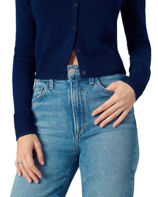 The Margot High Rise Crop Straight Leg Jeans in Metaphor