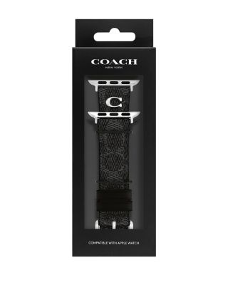 Apple Watch&reg; Black Signature Canvas Strap, 38/40/41mm