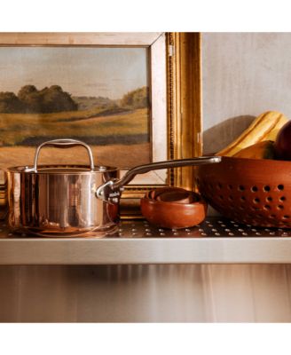 Copper 1.9 Qt. Saucepan and Lid
