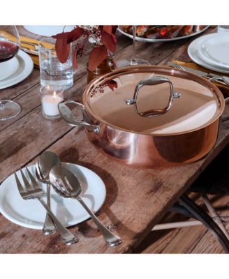 Copper 5.25 Qt. Rondeau with Lid