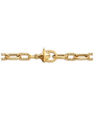 18K Yellow Gold DY Elements&reg; Station Necklace with Black Onyx & Mother of Pearl, 36"