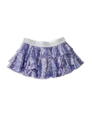 Girls' Sequin Tutu Swim Coverup - Little Kid